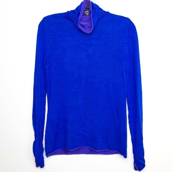 𝅺CUPIO cobalt blue turtleneck sweater - Picture 1 of 8